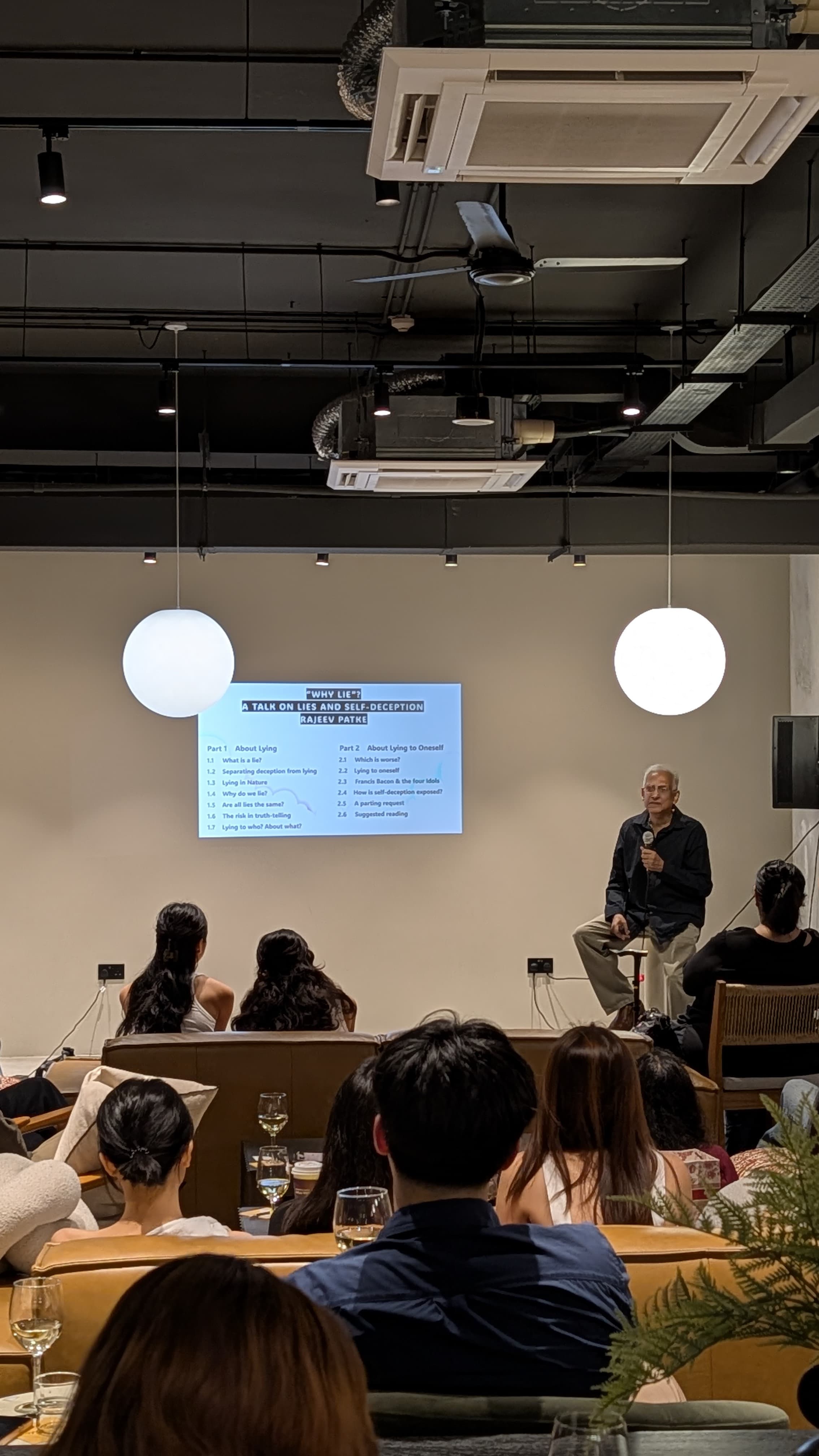 Lecture at Pour&Ponder