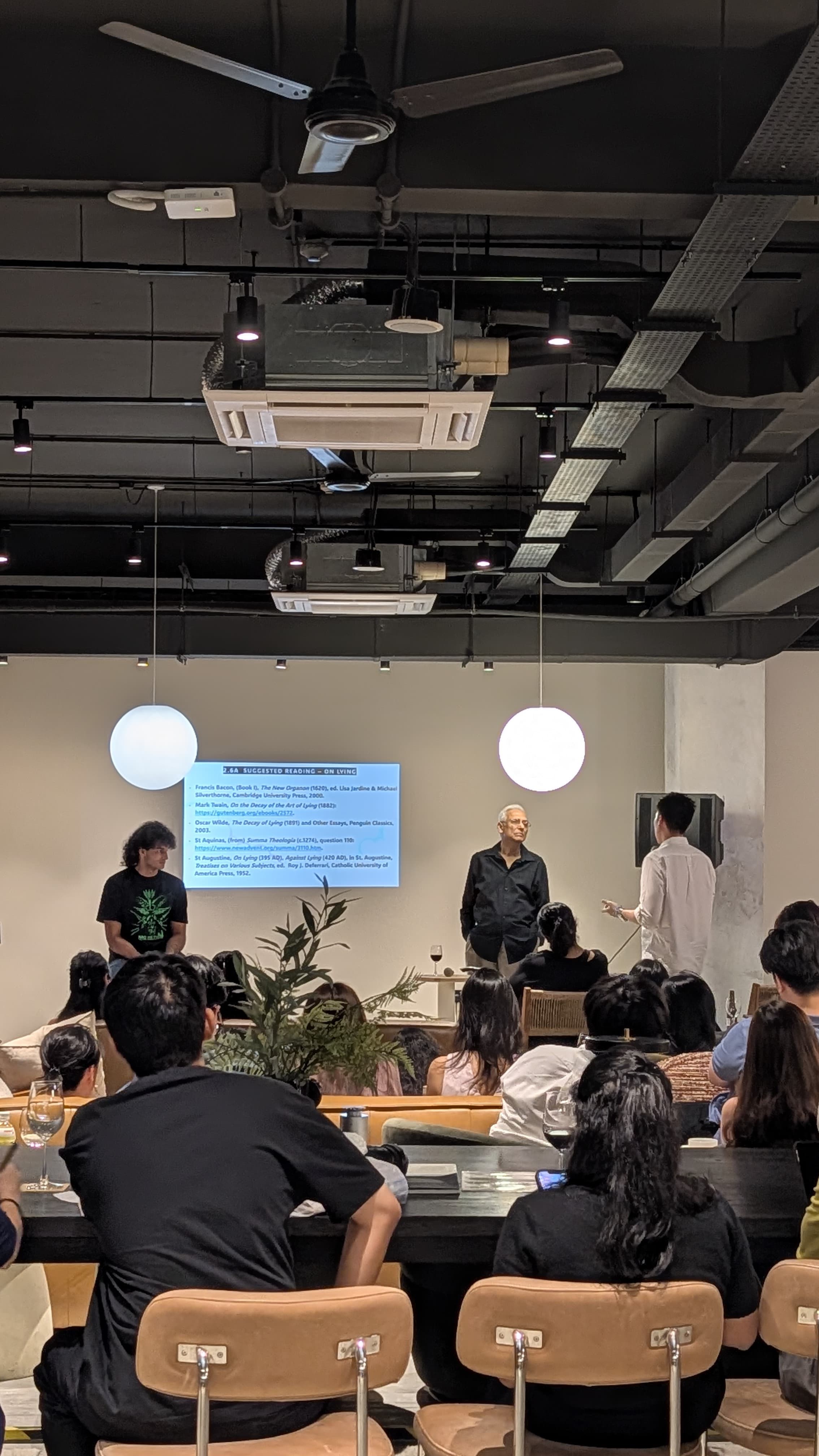 Pour&Ponder event at Alma House